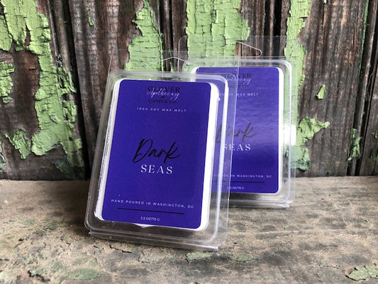 This dark and mysterious fragrance has an undeniable presence that takes over a room. This beautiful scent is a rich mix of sweet oranges, pine, grapefruit, cinnamon, and cloves. One wax melt cube should scent one room and this scent is particularly potent. All of our wax melts & candles are made with 100% soy wax.